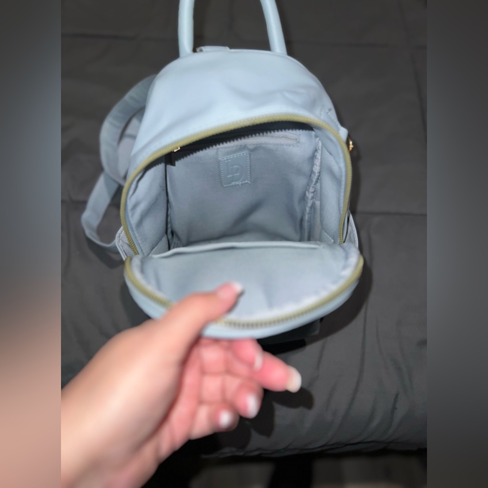 Light Blue Mini Backpack - Picture 6 of 8